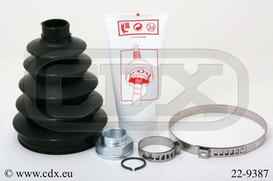 Jeu de joints-soufflets, arbre de commande CDX 22-9387