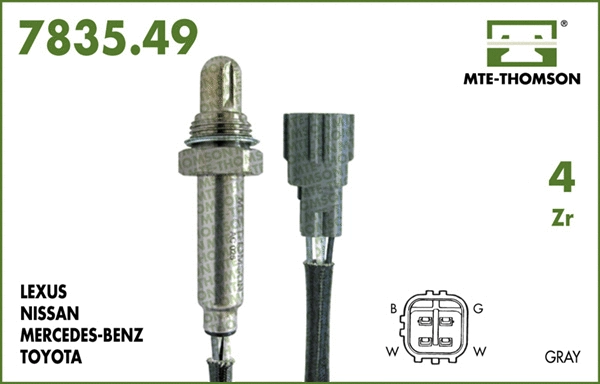 Sonde lambda MTE-THOMSON 7835.49.025