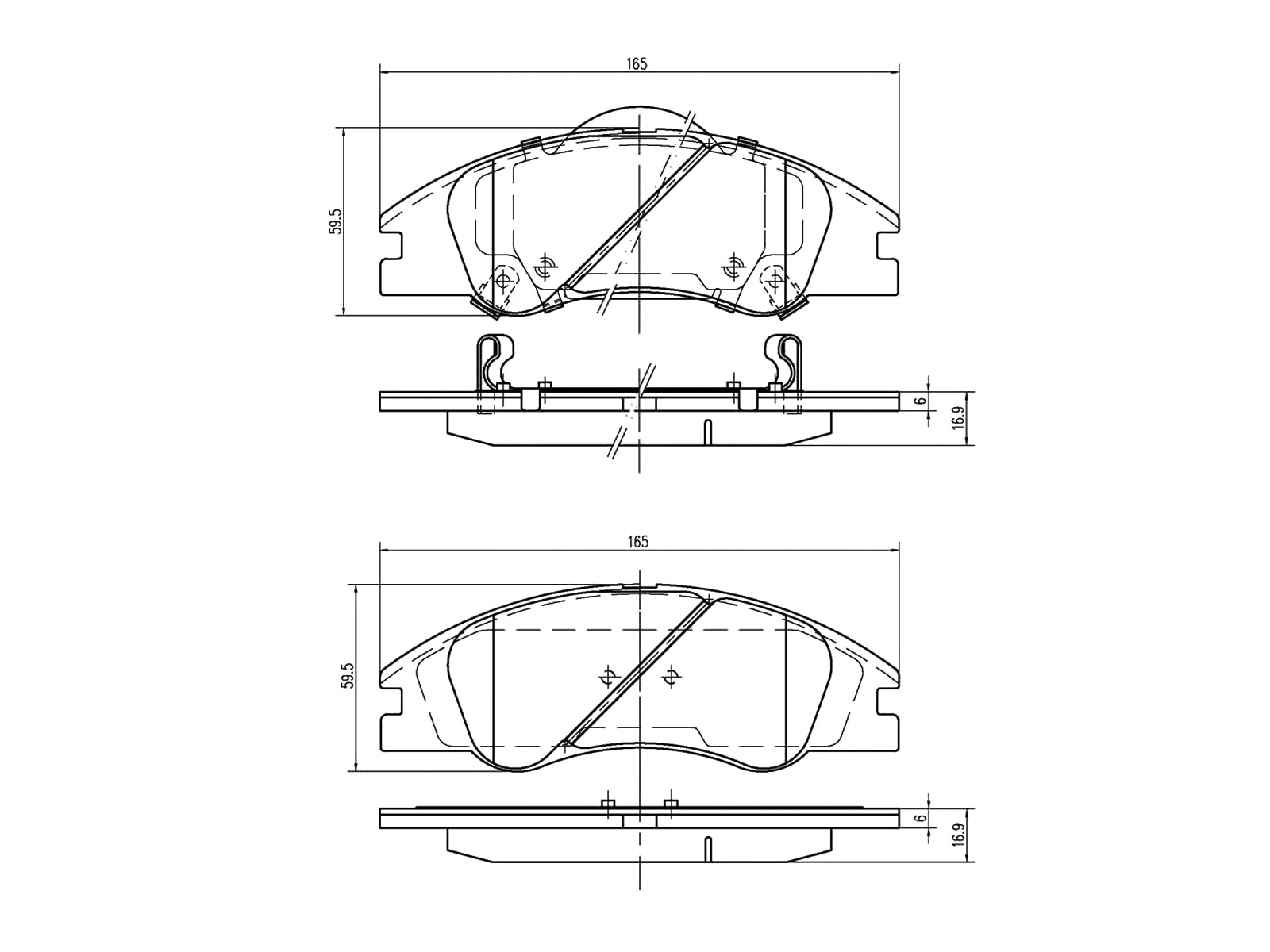 Kit de plaquettes de frein, frein à disque A.Z. Meisterteile AZMT-44-022-1292