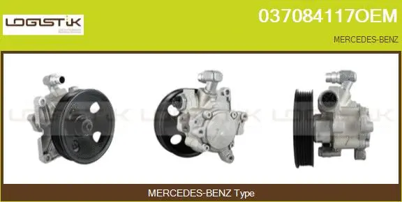 Pompe hydraulique, direction LGK 037084117OEM