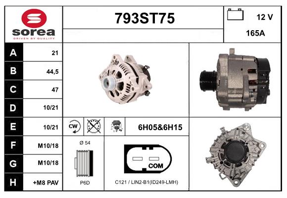 Alternateur STARTCAR 793ST75
