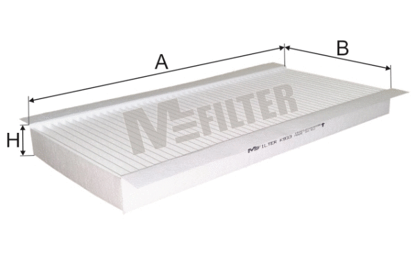 Filtre, air de l'habitacle MFILTER K 933