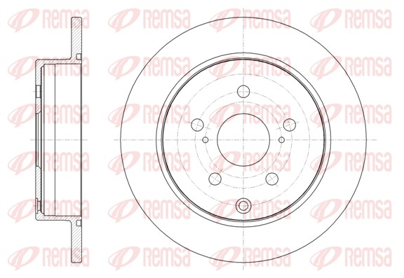 Disque de frein REMSA 62056.00