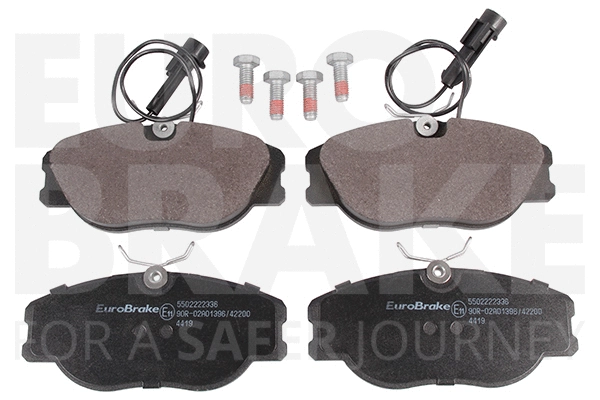 Kit de plaquettes de frein, frein à disque EUROBRAKE 5502222336