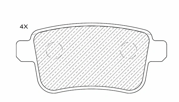 Kit de plaquettes de frein, frein à disque KLAXCAR FRANCE 24603z
