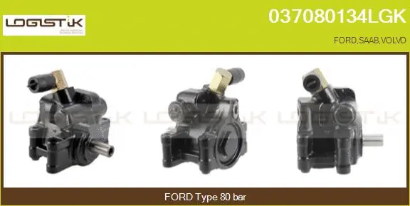 Pompe hydraulique, direction LGK 037080134LGK