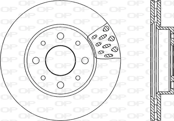 Disque de frein OPEN PARTS BDA1766.20