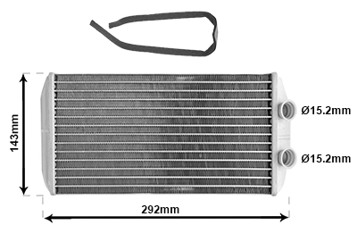 Système de chauffage VAN WEZEL 09016704