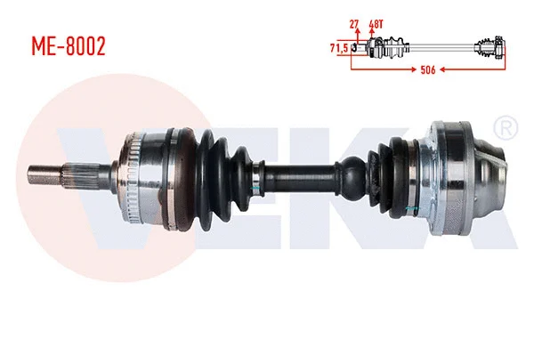 Arbre de transmission VEKA ME-8002