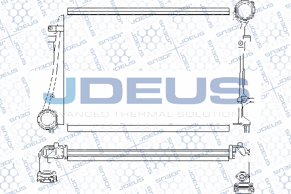 Refroidisseur d'air de suralimentation JDEUS 801M32A