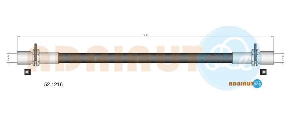 Flexible de frein ADRIAUTO 52.1216