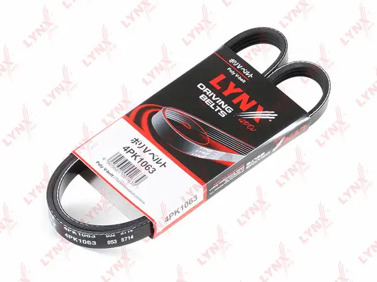 Courroie trapézoïdale à nervures LYNXAUTO 4PK1063