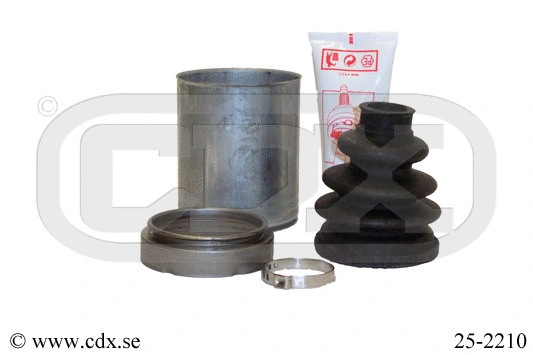 Jeu de joints-soufflets, arbre de commande CDX 25-2210