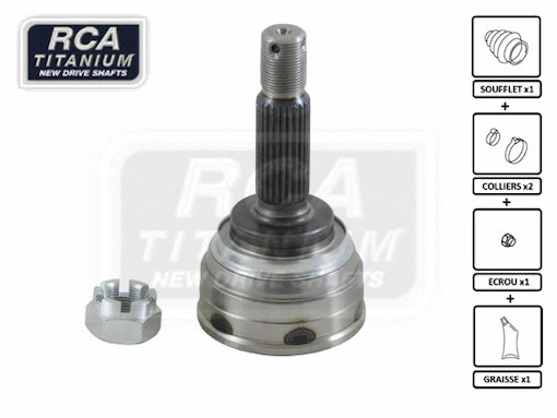 Jeu de joints, arbre de transmission RCA FRANCE MI13