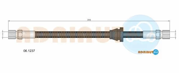 Flexible de frein ADRIAUTO 06.1237