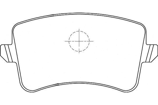 Kit de plaquettes de frein, frein à disque Omnicraft 2135598