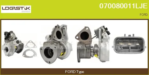 Turbocompresseur, suralimentation LGK 070080011LJE