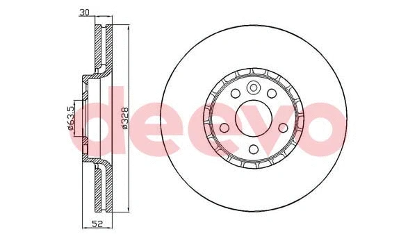 Disque de frein DEEVO BD24300