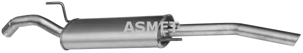 Silencieux arrière ASMET 04.034