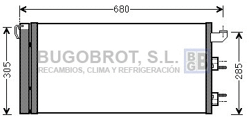 Condenseur, climatisation BUGOBROT 62-FT5406