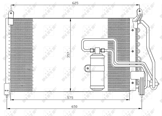 Condenseur, climatisation NRF 35134