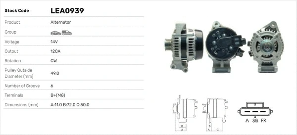 Alternateur LUSA LEA0939