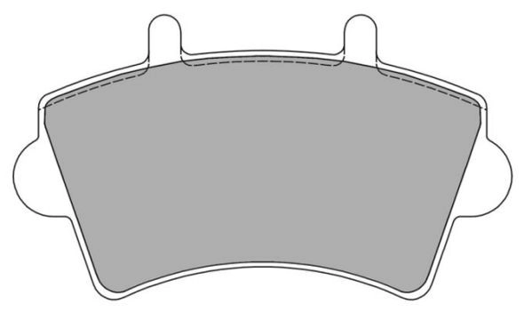 Kit de plaquettes de frein, frein à disque FREMAX FBP-1224