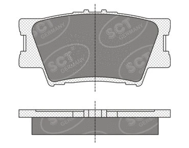 Kit de plaquettes de frein, frein à disque SCT - MANNOL SP 336 PR