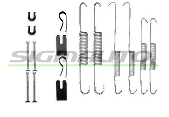 Kit d'accessoires, mâchoire de frein SIGMAUTO SK0854