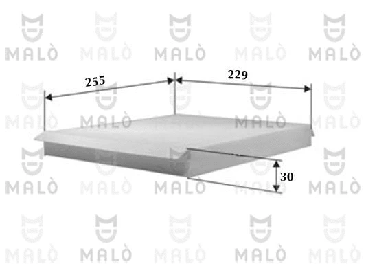 Filtre, air de l'habitacle AKRON-MALÒ 1530381