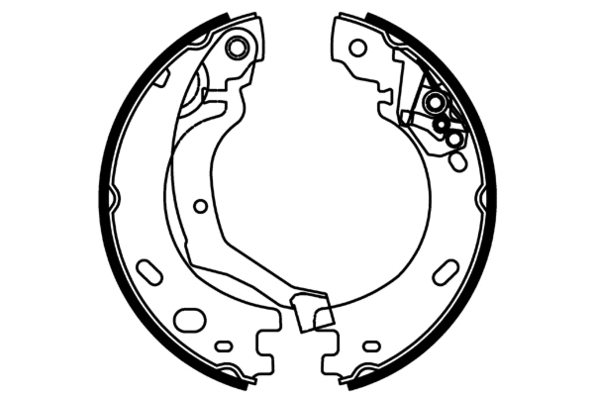 Jeu de mâchoires de frein, frein de stationnement E.T.F. 09-0684