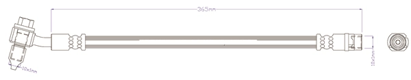 Flexible de frein JURATEK JBH1391
