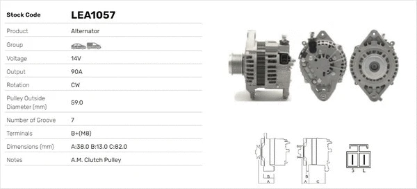 Alternateur LUSA LEA1057