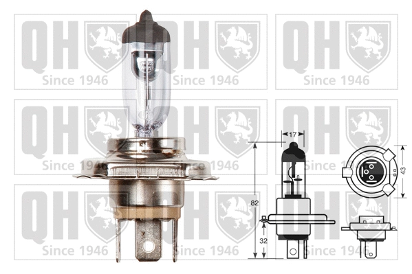 Ampoule, projecteur antibrouillard QUINTON HAZELL QBL472