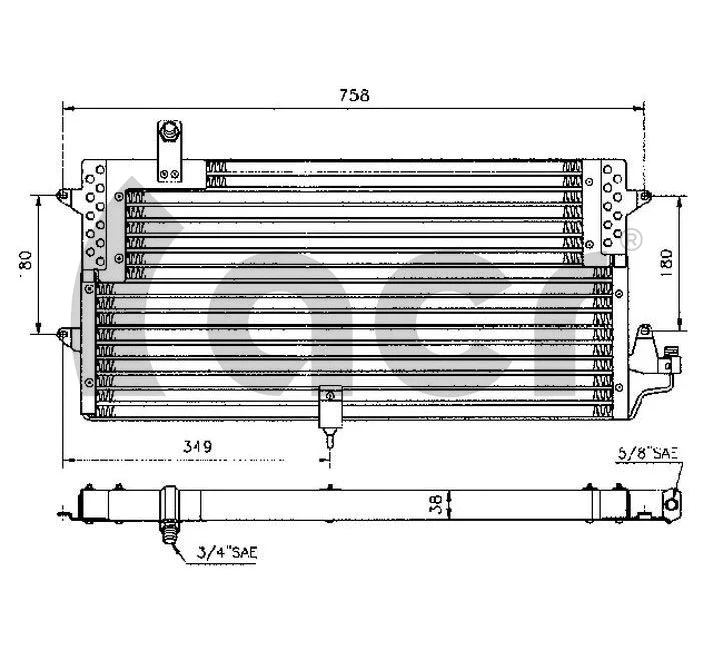 Condenseur, climatisation ACR 300117