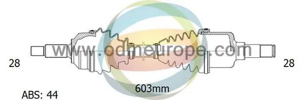 Arbre de transmission 4X4 ESTANFI EST-18-051032