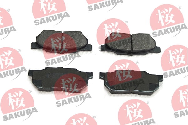 Kit de plaquettes de frein, frein à disque SAKURA 600-40-6660