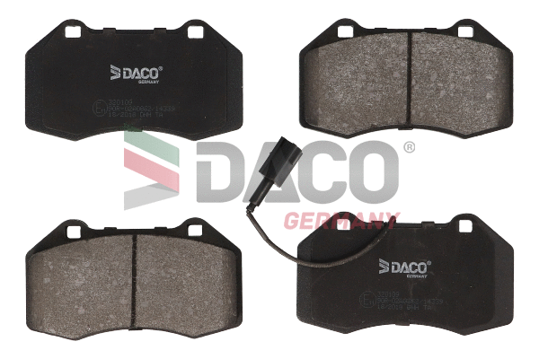 Kit de plaquettes de frein, frein à disque DACO Germany 320109