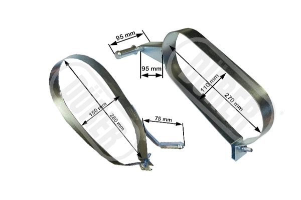 Support, silencieux DÜRER SEMB6/9