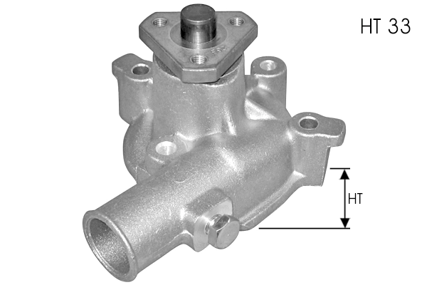 Pompe à eau, refroidissement du moteur TECDRIVE TPAE0218