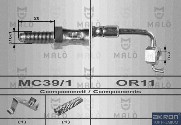 Flexible de frein AKRON-MALÒ 8558
