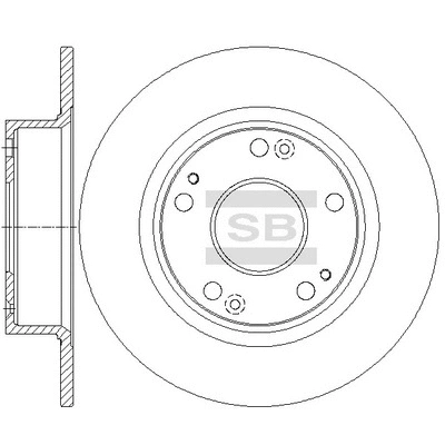 Disque de frein Hi-Q SD4139
