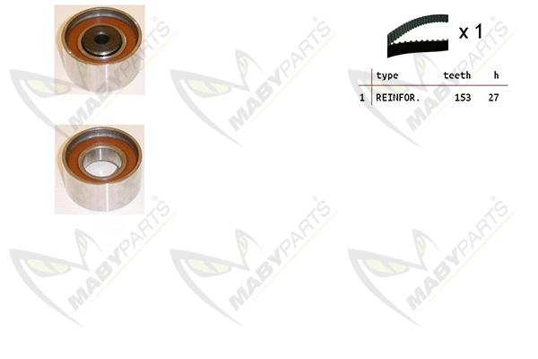 Kit de courroie crantée MABYPARTS OBK010439