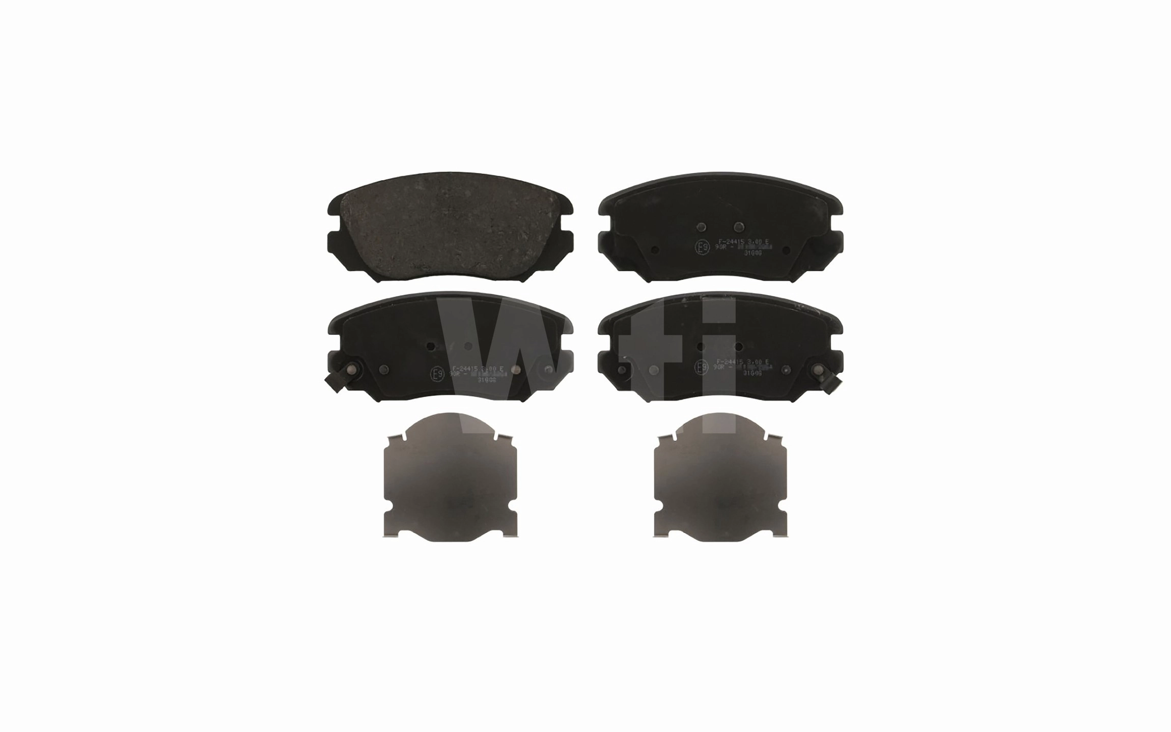 Kit de plaquettes de frein, frein à disque Wti Automotive K711142