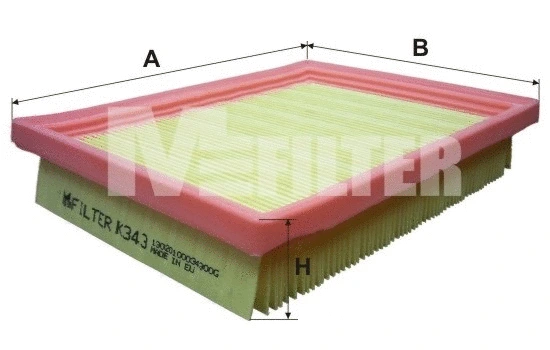 Filtre à air MFILTER K 343