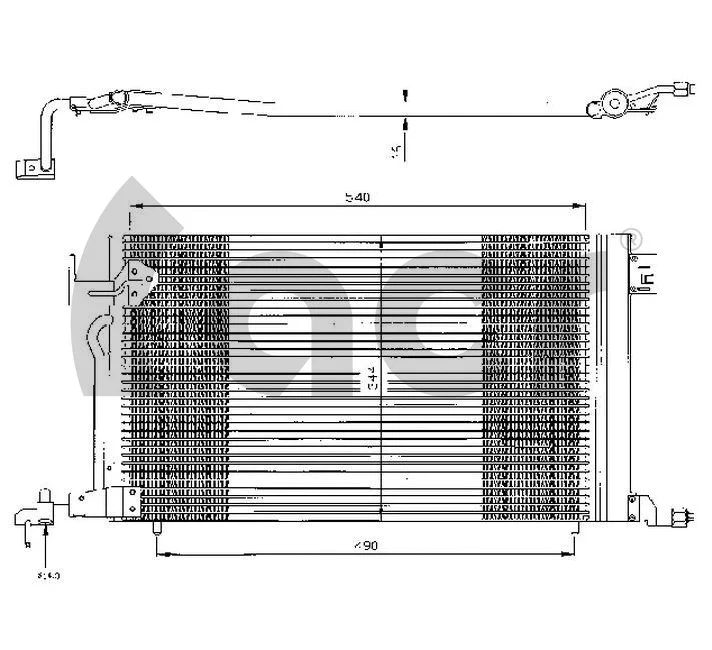 Condenseur, climatisation ACR 300336