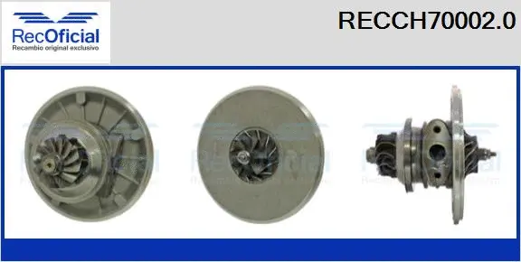 Groupe carter, turbocompresseur RECOFICIAL RECCH70002.0