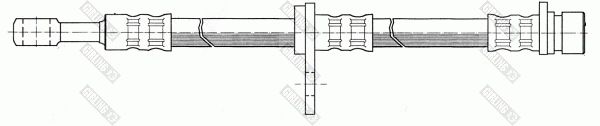 Flexible de frein GIRLING 9004197