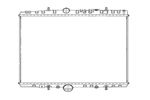 Radiateur, refroidissement du moteur ORDONEZ 2060331