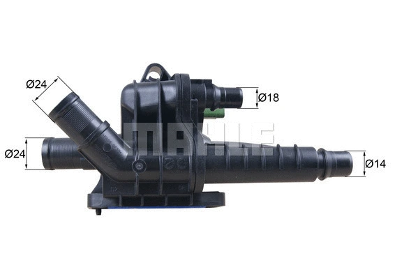 Thermostat, liquide de refroidissement WILMINK GROUP WG2224763